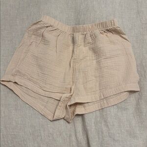 SHEIN Beige Cotton Pants